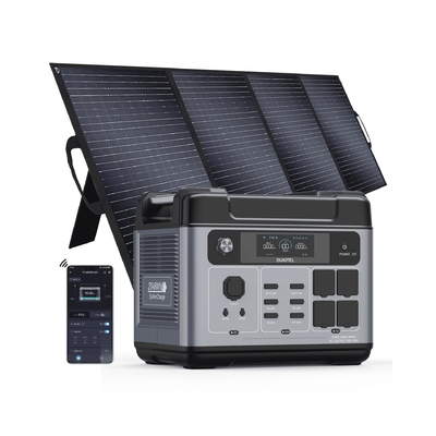 OUKITEL 2400W Back up Power Station US EU Stock 2048Wh Portable Solar Generator Home
