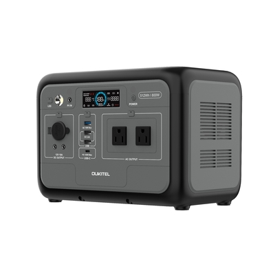 Oukitel Cheap 800w Powerstation LiFePO4 Solar Generator 120v 220v Back Up Portable Electric Power Station