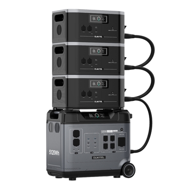 Home Solar Energy System UPS Solar Backup Solar Generator 5120Wh 5000W Dual Voltage Portable Power Station Expandable to 19kWh