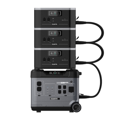 Home Solar Energy System UPS Solar Backup Solar Generator 5120Wh 5000W Dual Voltage Portable Power Station Expandable to 19kWh