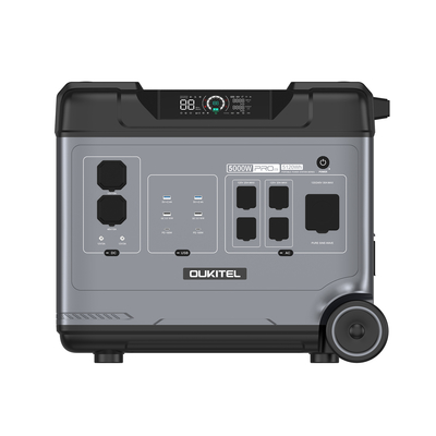 Home Solar Energy System UPS Solar Backup Solar Generator 5120Wh 5000W Dual Voltage Portable Power Station Expandable to 19kWh