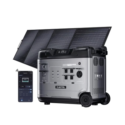 5000 Cycles Battery Power Station 3600W Portable Power Supply 1.8Hrs Fast Charge Solar Generator