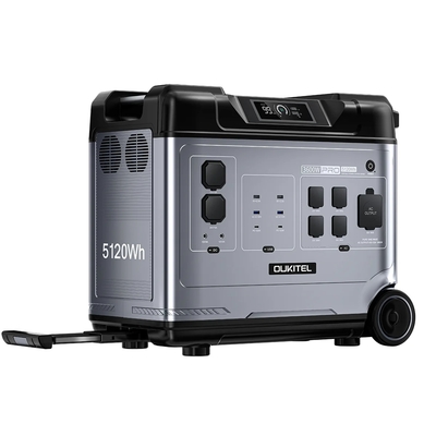 5000 Cycles Battery Power Station 3600W Portable Power Supply 1.8Hrs Fast Charge Solar Generator