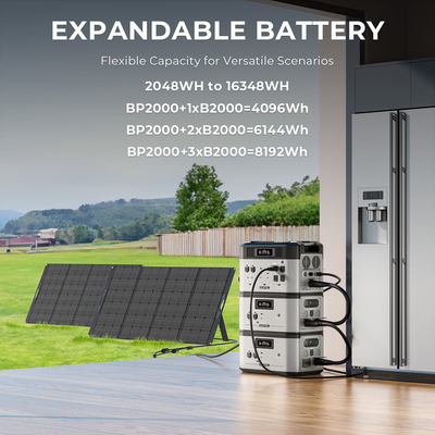 [Custom LOGO] 3600W 4000W Portable Power Station All in One Home Energy Storage System Solar Generator Expandable to 16kWh
