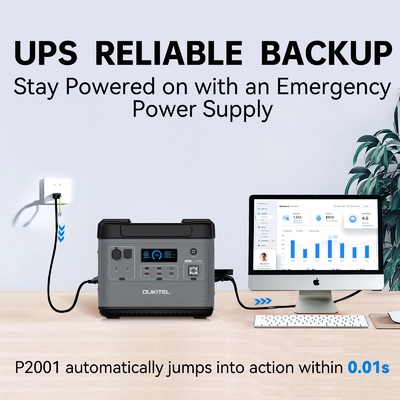 Solar Power Supply Fast Charging Solar Generator 2400W 2500W Powerstation EU Portable Power Station