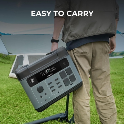 OUKITEL APP Control Power Station 2500W Solar Battery 2400W Portable Solar Generators 220V 120V