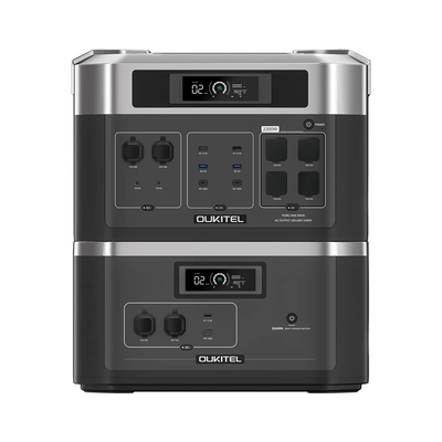 OUKITEL BP2000 Expandable Home 2048Wh Lifepo4 Battery Backup 2200W 4000W Portable Power Station Solar Generator