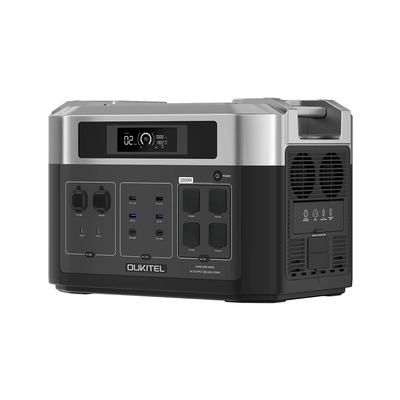 OUKITEL BP2000 Expandable Home 2048Wh Lifepo4 Battery Backup 2200W 4000W Portable Power Station Solar Generator