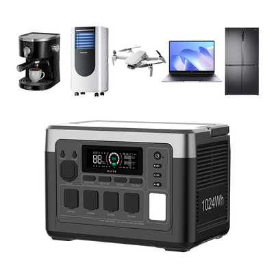 OUKITEL Power Station 1800W Estacion De Energia Portatil 1024Wh Portable Solar Generator